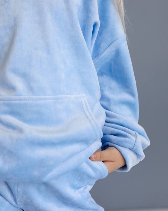 Рожевий велюровий костюмчки для дівчинки 98/104