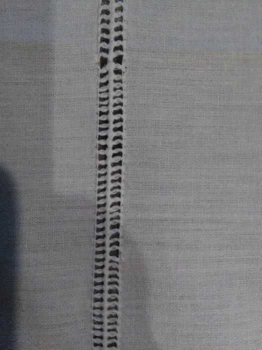 Vintage Okrągły obrus serweta 194 cm ręczny HAFT Rechelie