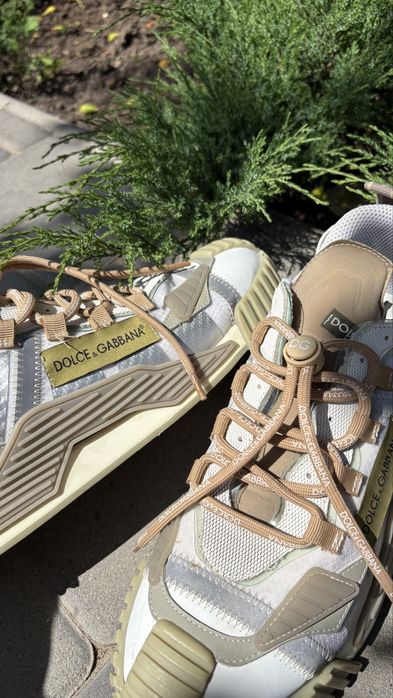 Бежеві кросівки NS1 Dolce&Gabbana