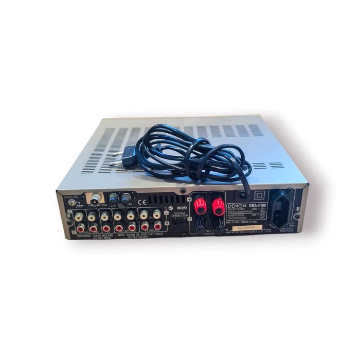 Amplificador / Receptor Estéreo Denon DRA-F100 – 2x40W – Entrada Phono