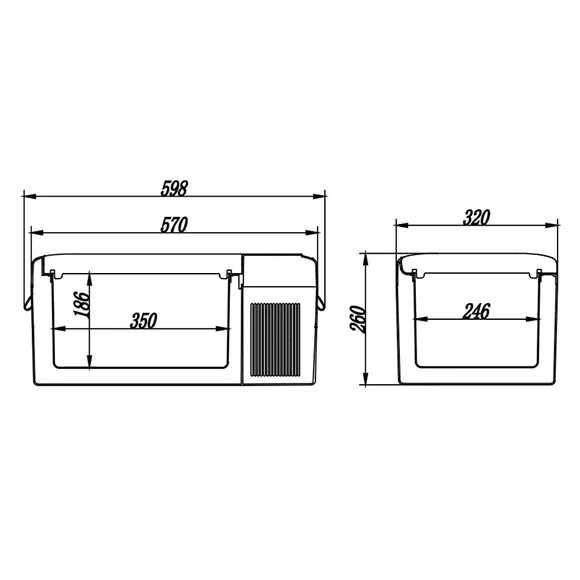 Холодильник автомобільний Brevia 15л 22100