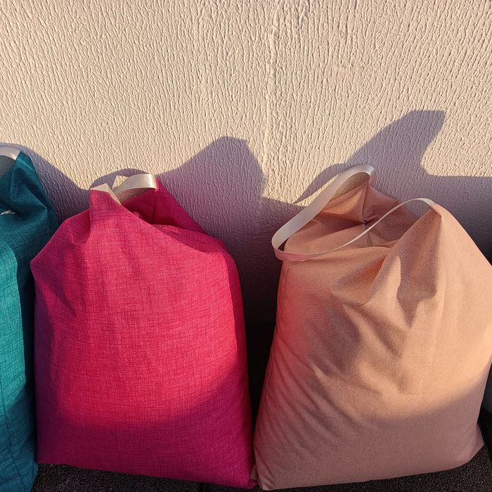 Almofadas/puff de praia