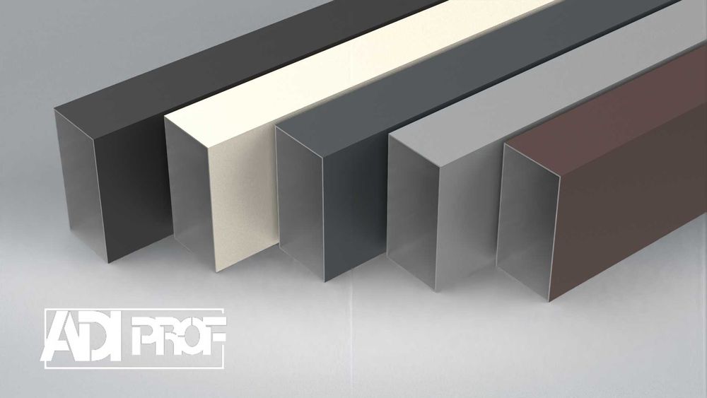 Belki dekoracyjne homekoncept aluminiowe profil 200×100– producent RAL