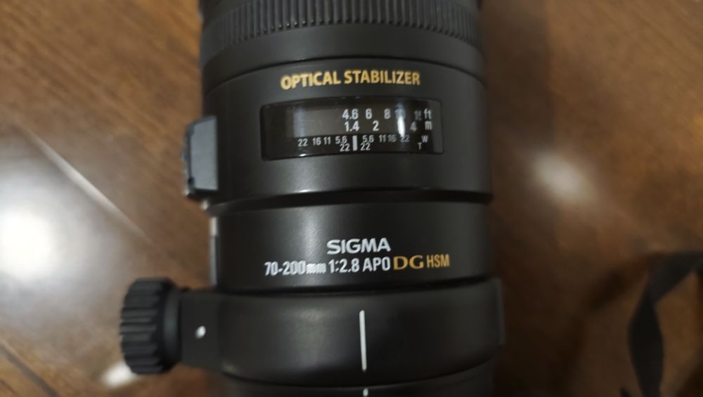 Objetiva Sigma 70 200 2.8 + sigma art 1.4 50 mm