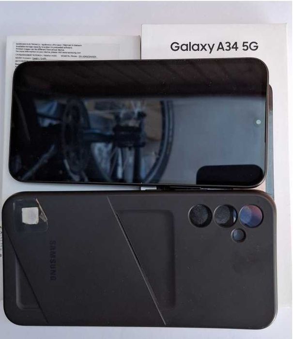 Смартфон Samsung Galaxy A34 A346E 6/128GB Black СТАН НОВОГО