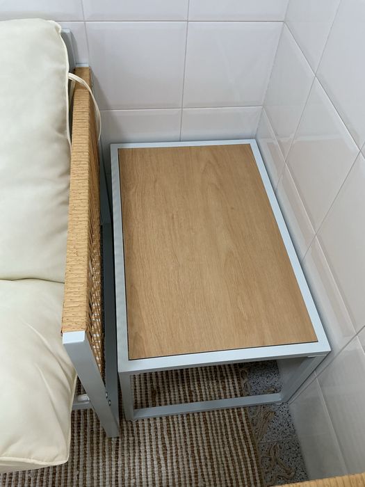 Conjunto de bancos de jardim OZÉA 4 lugares praticamente novos