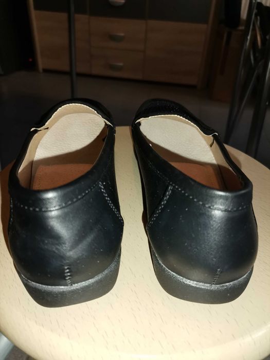 Mokasyny damskie czarne