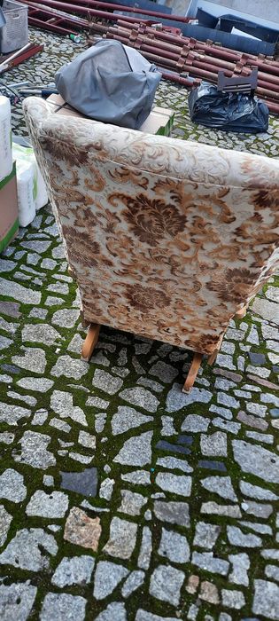 Fotel bujany lata 50 60 PRL