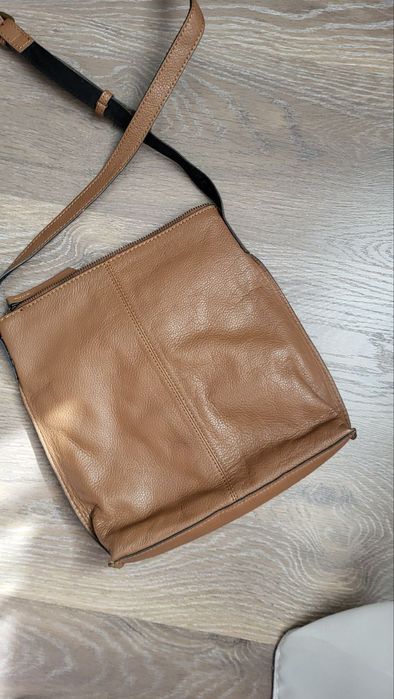 Шкірчна сумка крос боді