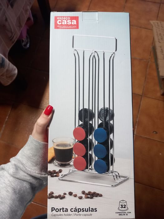 porta-cápsulas de café