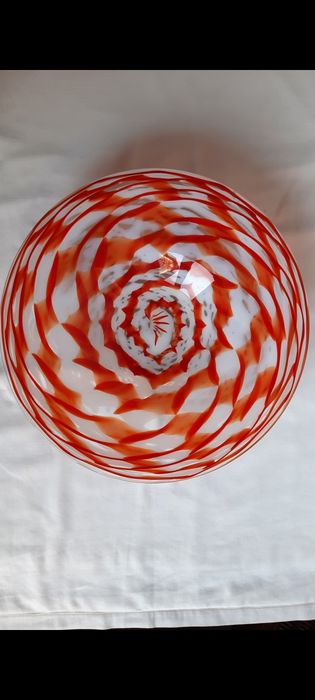 Ар-деко, редкой красоты ваза; Carlo Scarpa Variegato Zigrinato bowl