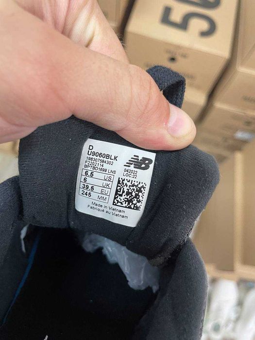 Кросівки New Balance 9060 Black Grey (36-45) Нью Беланс 9060 чорні