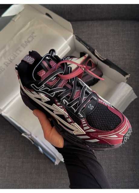 Off-White x raf simons офф вайт x раф сімонс чорні/червоні