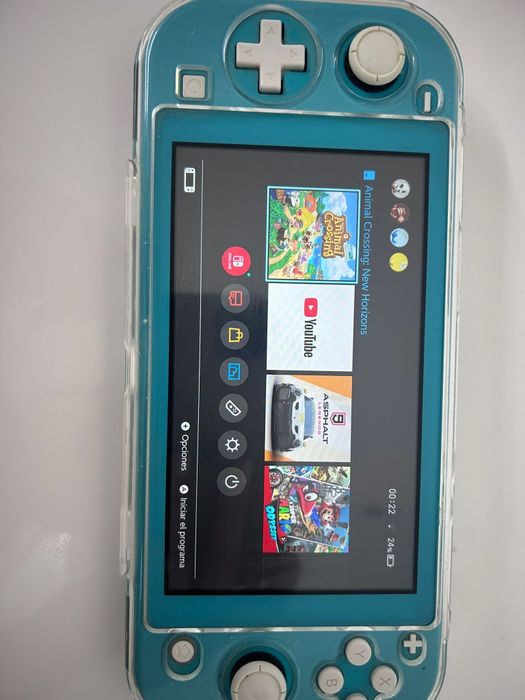 Nintendo switch como nova com o jogo animal crossing