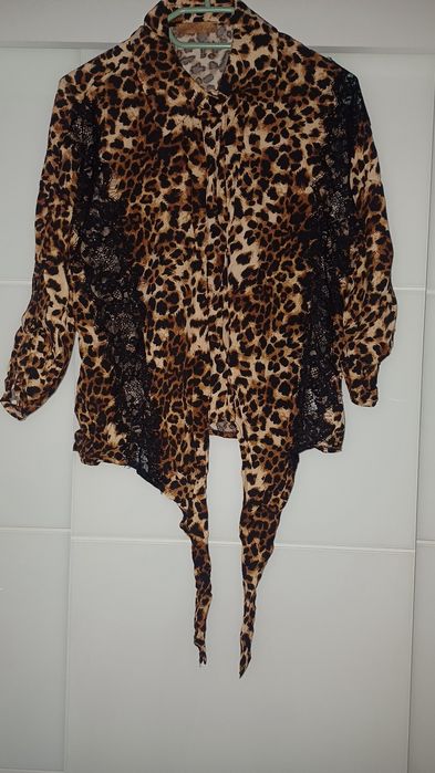 Bluzka koszula panterka