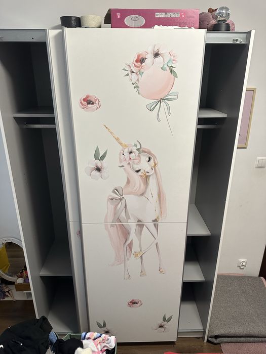 Szafa Biala obrazki to naklejki ! 60/120/200