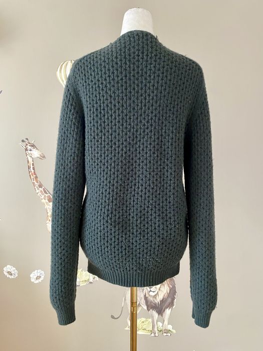Wełniany sweter klasyczny premium sweter z wełny Massimo Dutti