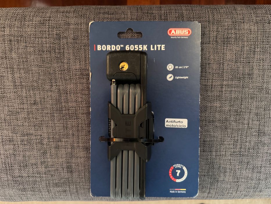Nowa blokada ABUS BORDO 6055K LITE  zabezpieczenie rowerowe 85cm