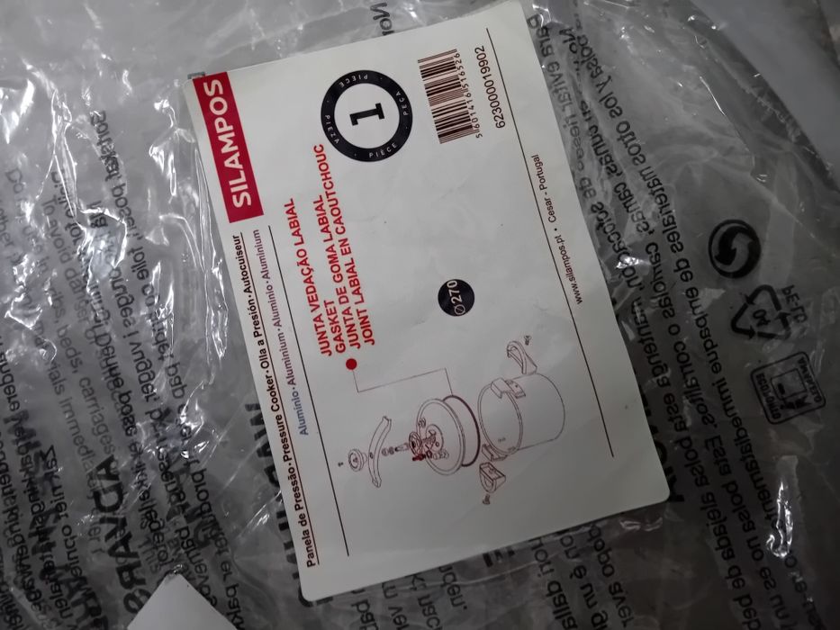 Borracha para panela de pressão