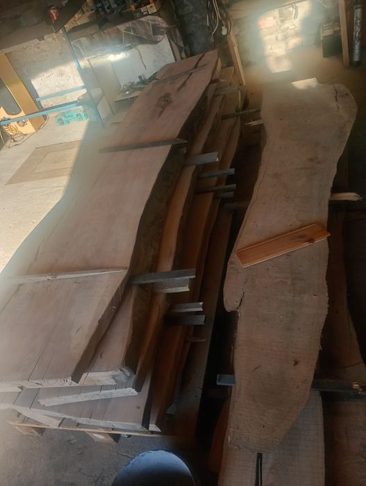 Monolity  na stoły z żywicy 240cm 65cm 6.5cm