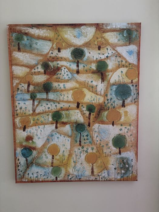 Quadro Tela Canvas Paul Klee – Pequena Paisagem Rítmica