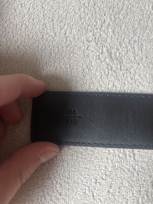 Męski/Damski pasek do spodni z ozdobną klamrą – długość 110 cm