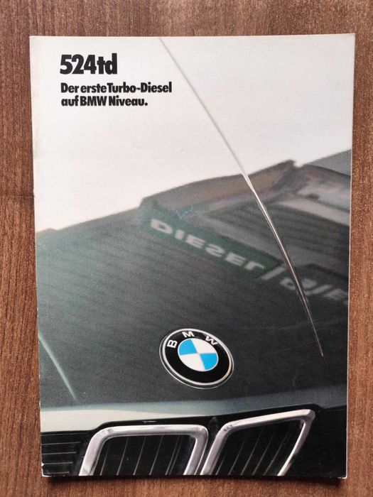 Prospekt BMW 524 TD 1983