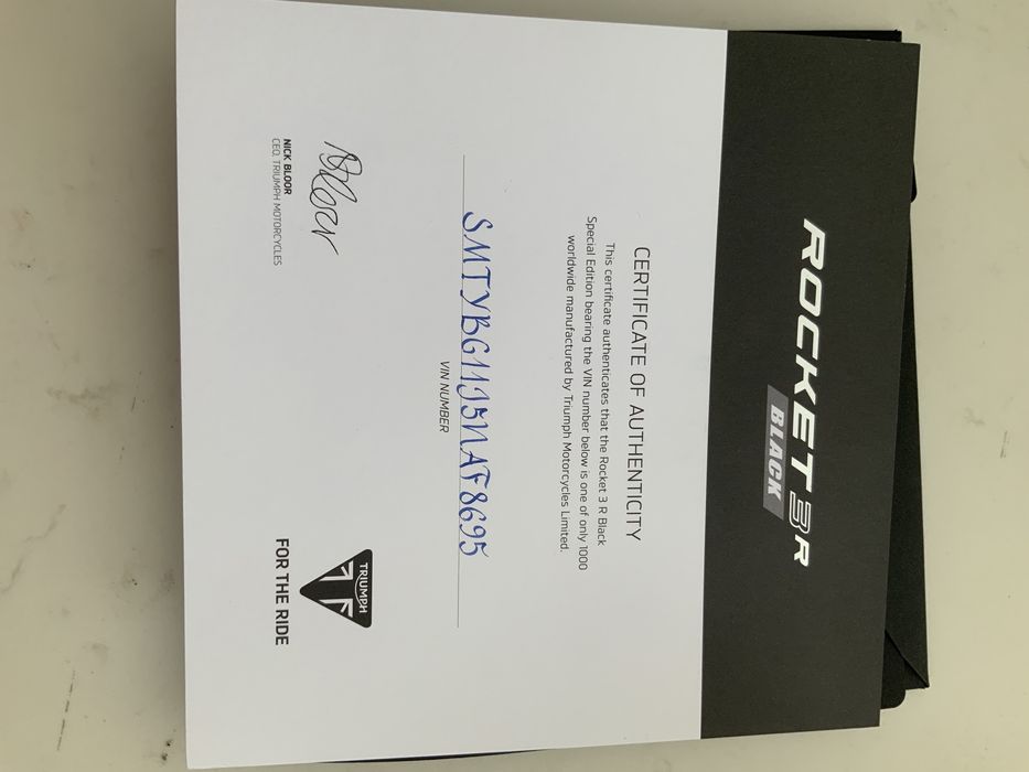 Triumph Rocket 3R Black Edition