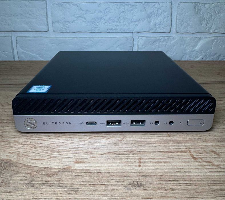 Komputer Mini PC HP EliteDesk 800 G3 Mini | i5-6500T | 8GB RAM | 128GB NVMe SSD | Wi-Fi | Windows 10 Pro