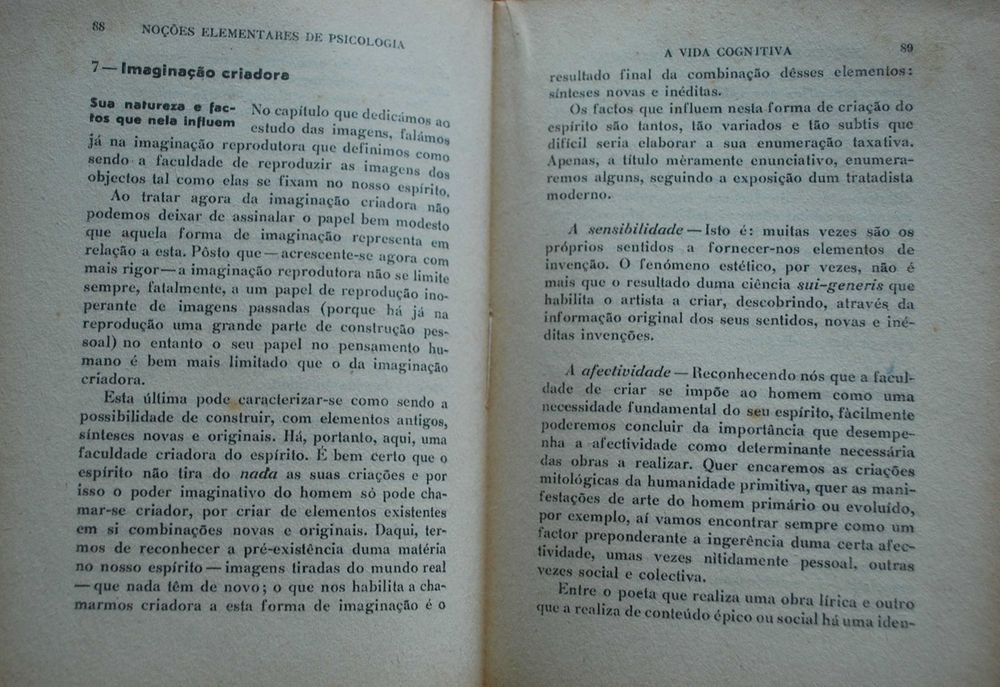 Noções Elementares de Psicologia do Dr. Guilherme de Castilho