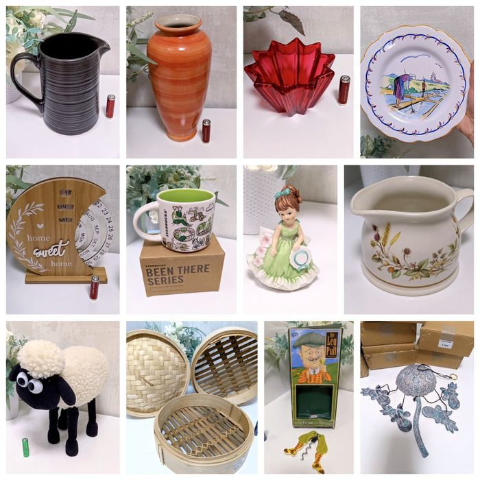 Вінтаж декорація вази статуетки колекційна чашка