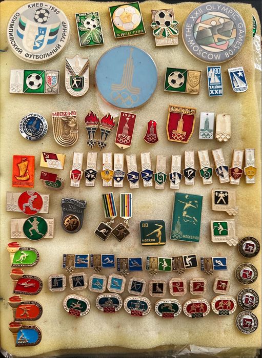 Значки Олімпіада 80 та інші види спорту