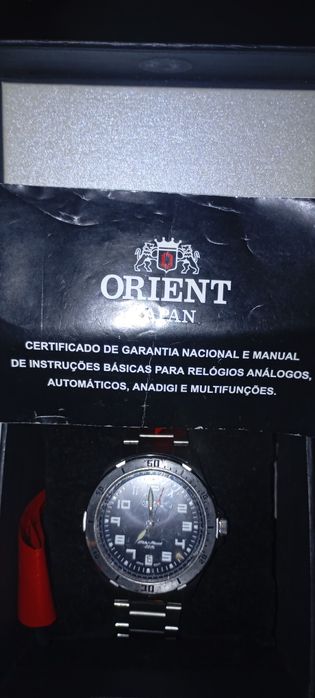 Relógio Orient com caixa e certificado