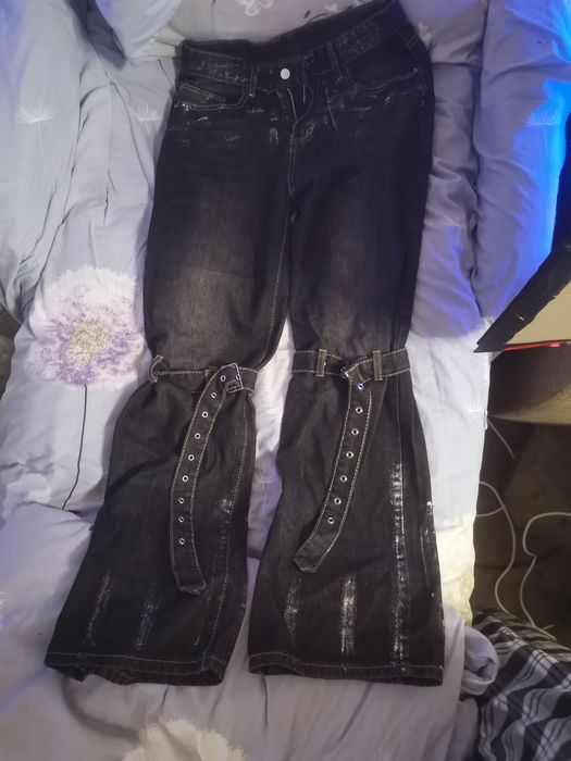 Штаны клеш, вайпер, у2к