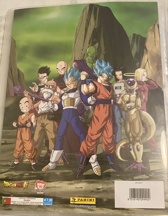 Vendo cartas e arquivador colecao Dragonball Super