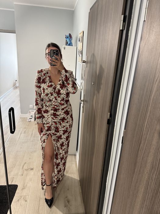 Sukienka maxi w kwiaty