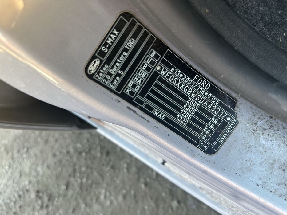 Ford S-max silnik QXWA 2.0 TDCI 2013r,Anglik z kluczykami