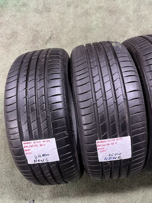 4x 215/45R16 86H KUMHO ECSTA HS51 opona letnia DEMO RANT OCHRONNY