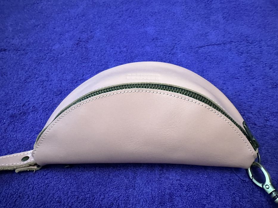 Сумка-бананка, натуральна шкіра