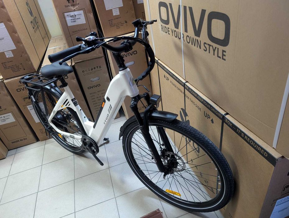 Rower elektryczny TTGO C3 biały