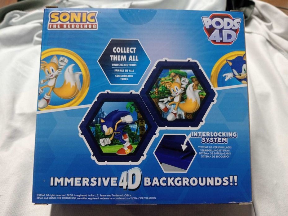 Figura Colecionável Wow! Pods 4D Sonic The Hedgehog – NOVO SELADO