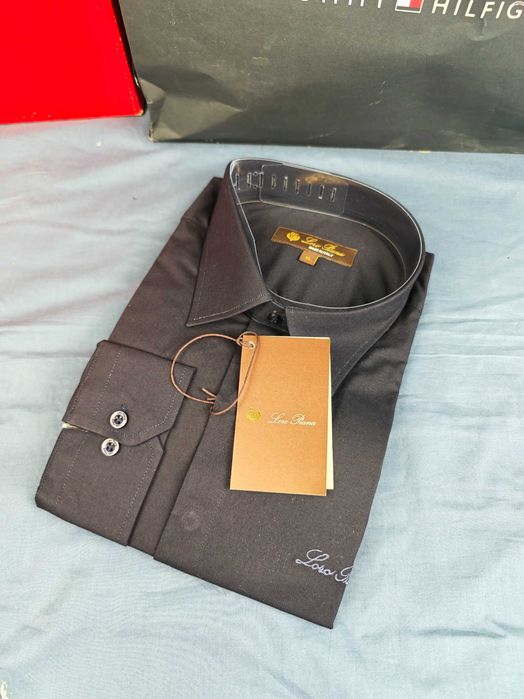 Koszula męska długi rękaw Loro Piana kolory elegancka premium M-XXXL