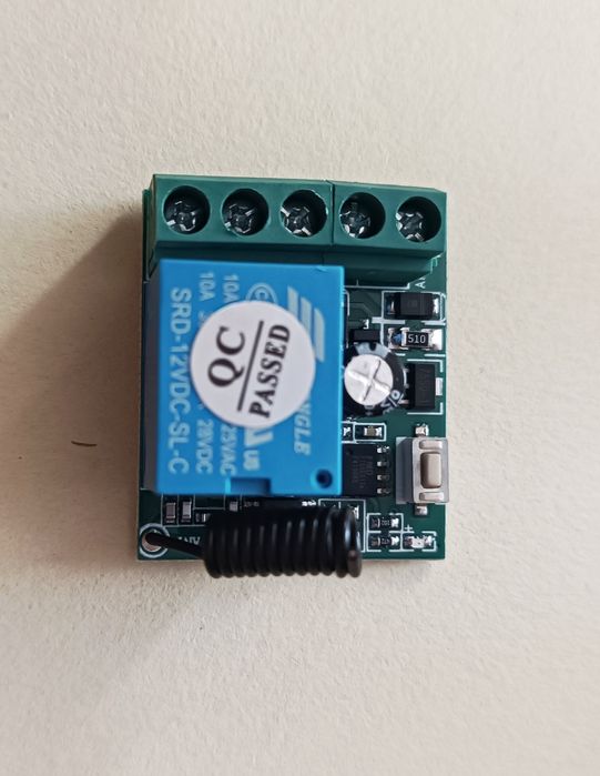 Радіореле 12В 10А  – бездротове керування навантаженням