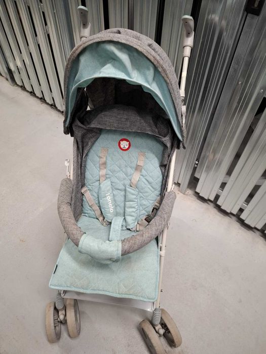 Wózek typu parasolka Lionelo Irma w kolorze szaro miętowym