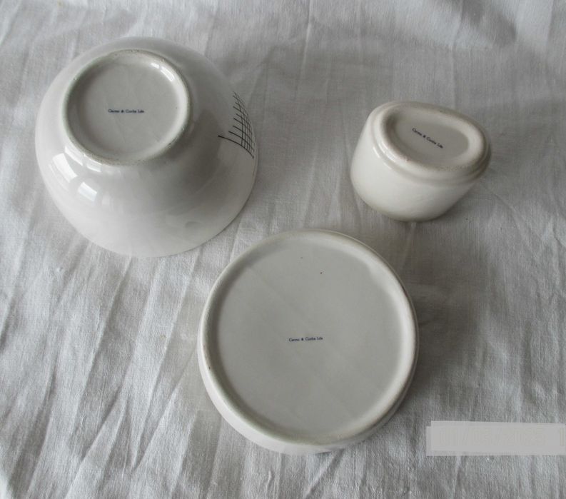 Conjunto de Peças em Cerâmica do Bar 'Bairro Alto' (anos 80)