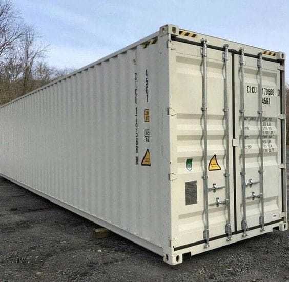 Contentor marítimo de 40 pés grande volume e ultrarresistente