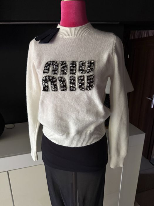 Sweterk kardigan Sweter miu miu by prada sml