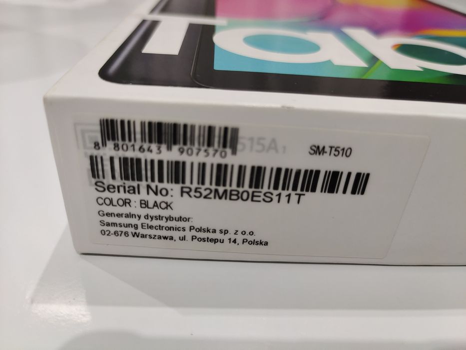 Tablet nówka Samsung Galaxy TAB A Wi-Fi SM-T510 10.1" 32GB 6150mAh 64b