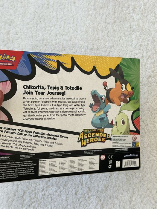 Pokémon TCG - Ascended Heroes First Partners Deluxe Pin Collection
