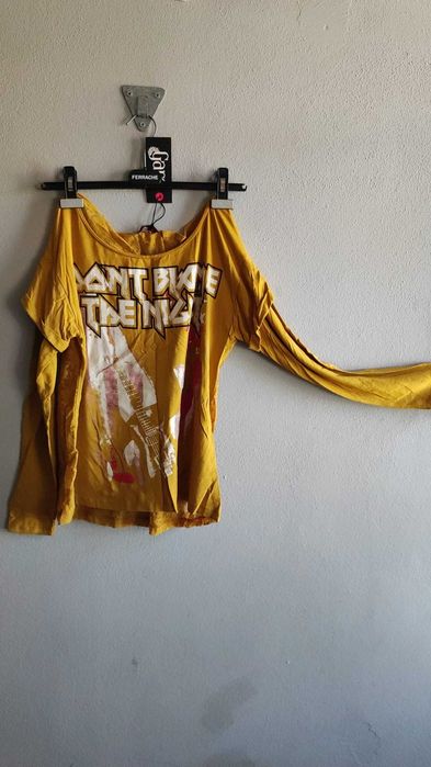 Blusas de manga comprida com etiqueta ( Recheio de loja )